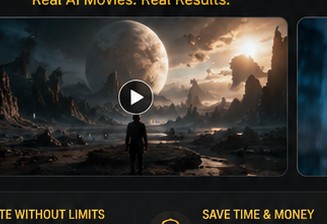 AI cinematic film frame